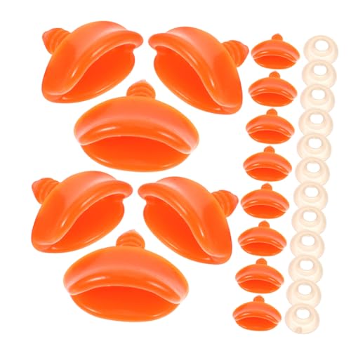Yardwe 40 Stück DIY Entenschnabel Zubehörset Teiliges Kit für Tierpuppen Einfache Montage von Kunststoff Mündern für Enten Spielzeuge für Kreative Bastelprojekte Unterlegscheiben von Yardwe