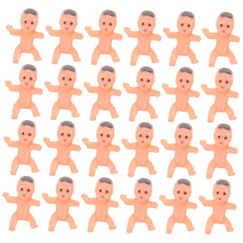 Yardwe 40 Stück Engel Puppe Mini-Babydoll Deko Figuren Geschenkideen -Deko-Set Babys Plastikbabys Miniaturbabypuppe -Minipuppe Babyparty - Babyfiguren von Yardwe