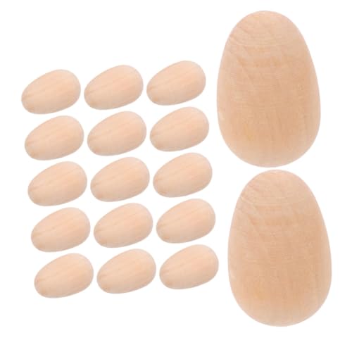Yardwe 40 Stück Holz Ostereier Bastelset Unbehandelte Holzornamente zum Bemalen für Ostern DIY Deko für Kreative Projekte Yardwe 40 Stück Holz Ostereier Bastelset Unbehandelte Holzornamente zum Bemalen für Ostern DIY Deko für Kreative Projekte von Yardwe