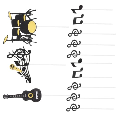 Yardwe 40 Stück Kuchendekorationseinsatz Gitarren-cupcake-topper Alles Zum Geburtstagstorte Toper Goldkuchen -topper Musiknoten-konfetti Musiknotenband Papier Yardwe 40 Stück Kuchendekorationseinsatz Gitarren-cupcake-topper Alles Zum Geburtstagstorte Toper Goldkuchen -topper Musiknoten-konfetti Musiknotenband Papier von Yardwe