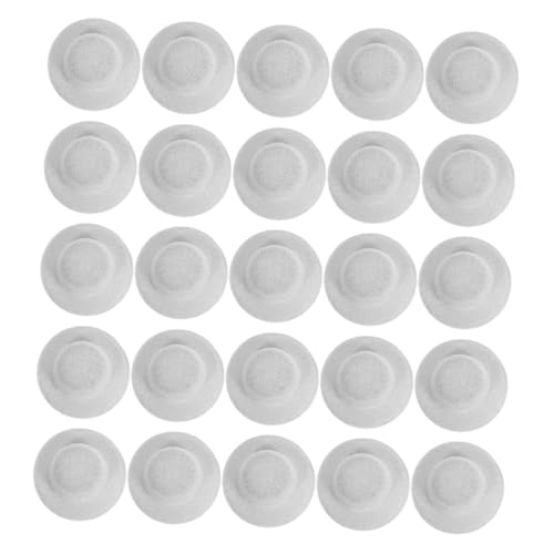 Yardwe 40 Stück Miniatur Handgefertigte Kleine Weiß Top Hüte aus Weichem Brushed Stoff für Puppen Haustiere Flaschen und DIY Bastelprojekte Vielseitige Dekorationen Yardwe 40 Stück Miniatur Handgefertigte Kleine Weiß Top Hüte aus Weichem Brushed Stoff für Puppen Haustiere Flaschen und DIY Bastelprojekte Vielseitige Dekorationen von Yardwe