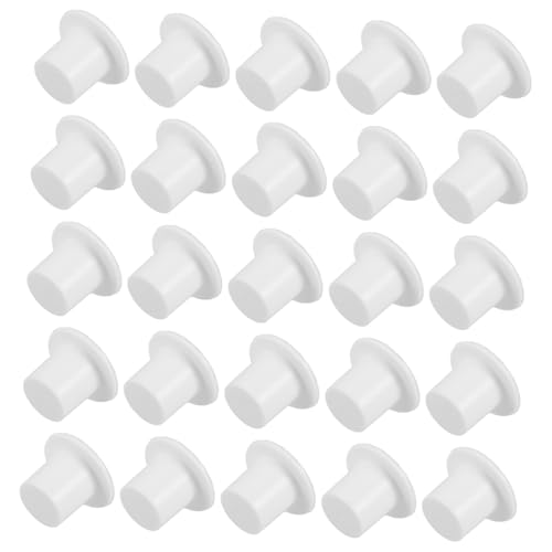 Yardwe 40 Stück Minihut Dekorieren Weiß Schmücken Am Kleinsten Miniatur Spitze Bestickt Weihnachten Albern Erste Basteln Party Lustig Dekoriert Winzig Mini-hüte Plastik von Yardwe