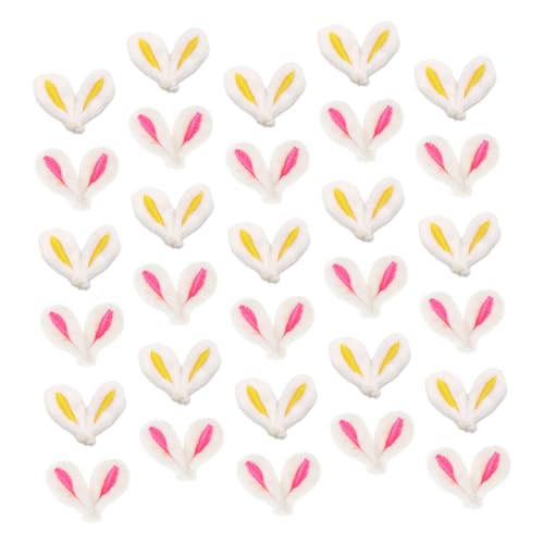 Yardwe 40 Stück Plüsch Hasenohren Bausatz Kaninchen Machen Hasenohren Haarklammern Haarspange Mit Hasenohren Und Schleife Charme Set Zur Herstellung Von Haarspangen Für Mädchen Kind von Yardwe