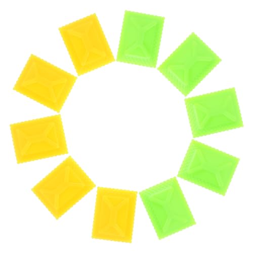 Yardwe 40 Stück Spielschachzubehör Sieg-Spiel-Requisiten Häuser Requisiten für Brettspiele Familienbrettspiele Spielzähler Ersatzzubehör für Schachspiele Spielzubehör Plastik von Yardwe