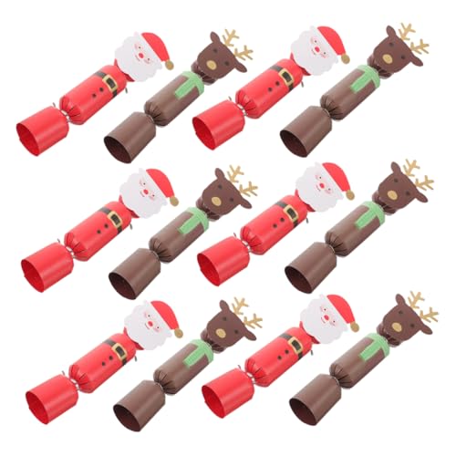 Yardwe 40Stücke Weihnachts Goodie Boxen Kreative Geschenkverpackung für Süßigkeiten Leckerli Box Rentier und Weihnachtsmann Design für Feiertagspartys Yardwe 40Stücke Weihnachts Goodie Boxen Kreative Geschenkverpackung für Süßigkeiten Leckerli Box Rentier und Weihnachtsmann Design für Feiertagspartys von Yardwe