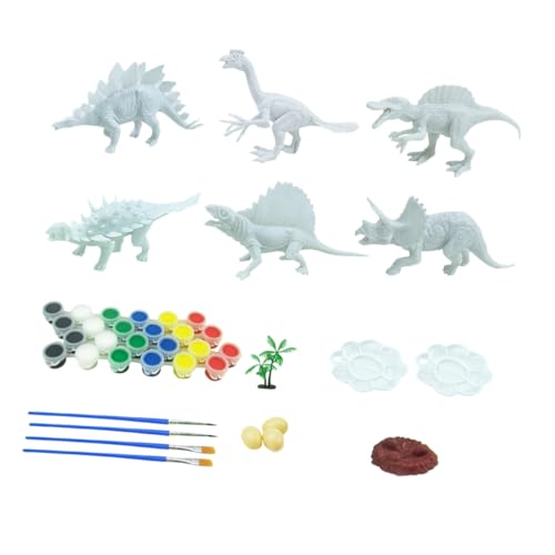Yardwe 41 Stück Dinosaurier Bemalt Kinderspielzeug Dinosaurierspielzeug Für Jungen Dinosaurier Geformtes Weiße Modellierung DIY Dinosaurier Modell Plastik Bunt Yardwe 41 Stück Dinosaurier Bemalt Kinderspielzeug Dinosaurierspielzeug Für Jungen Dinosaurier Geformtes Weiße Modellierung DIY Dinosaurier Modell Plastik Bunt von Yardwe