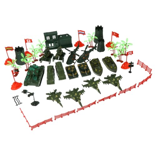 Yardwe 41 Stück Teiliges Militärspielzeug aus Realistische Figuren und Zubehör für Kreative Sandkastenspiele Yardwe 41 Stück Teiliges Militärspielzeug aus Realistische Figuren und Zubehör für Kreative Sandkastenspiele von Yardwe
