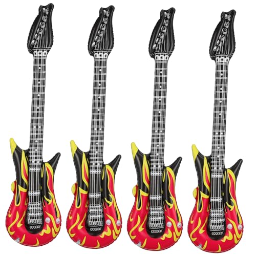 Yardwe 4Stücke Aufblasbare Gitarre Aus Kinderpartyzubehör Und Aufblasbare Party Requisiten Für Kreative Musikspiele Und Festliche Dekorationen Leicht Und Tragbar Einfache Yardwe 4Stücke Aufblasbare Gitarre Aus Kinderpartyzubehör Und Aufblasbare Party Requisiten Für Kreative Musikspiele Und Festliche Dekorationen Leicht Und Tragbar Einfache von Yardwe
