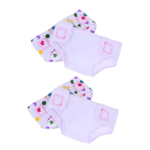 Yardwe 4Stücke Dekorative für Puppen Windel Zubehör für Puppen Fördert Kreativität und Motorische Fähigkeiten Yardwe 4Stücke Dekorative für Puppen Windel Zubehör für Puppen Fördert Kreativität und Motorische Fähigkeiten von Yardwe