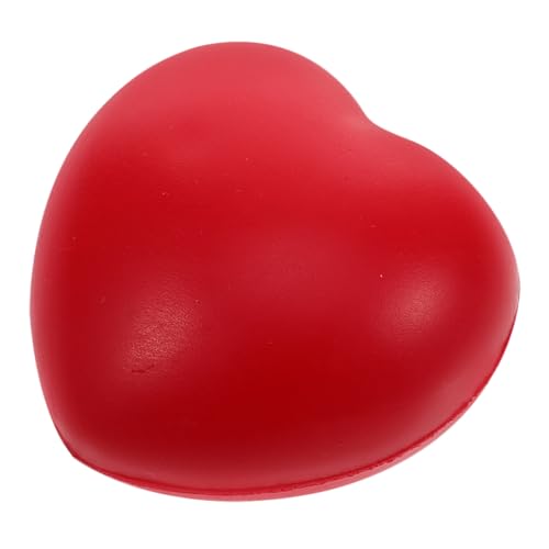 Yardwe 4Stücke Herzförmige Stress Bälle Aus PU Material Entspannungsspielzeug Für Stressabbau Für Valentinstag Büro Und Zuhause Große Quetschbälle von Yardwe
