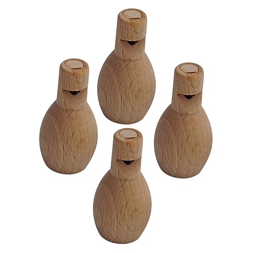 Yardwe 4Stücke Holzpfeifen Unvollendete Spielzeugpfeifen Aus Robustem Holz DIY Malspaß Für Sicherer Leicht Und Tragbar Für Kreative Bastelprojekte von Yardwe