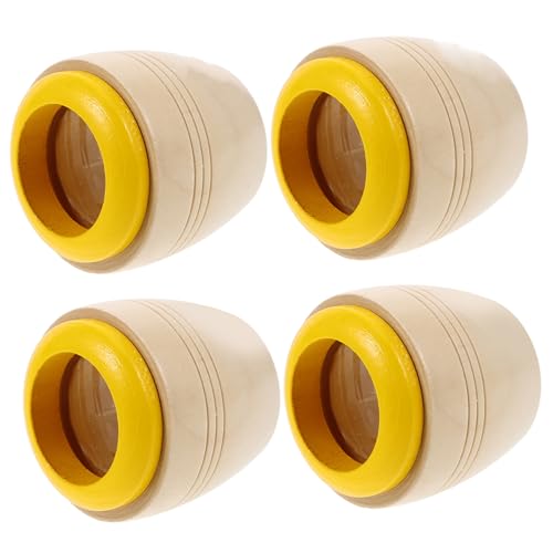 Yardwe 4Stücke Kreatives aus Holz für Lernspielzeug Sehentwicklung Partygeschenk für Kindergeburtstag Farben Zufällig von Yardwe