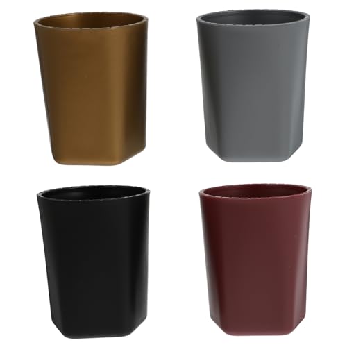 Yardwe 4Stücke Kunststoff Würfelbecher Im Glatter Würfelbehälter Für Ktv Und Barspiele Praktische Würfelbehälter Yardwe 4Stücke Kunststoff Würfelbecher Im Glatter Würfelbehälter Für Ktv Und Barspiele Praktische Würfelbehälter von Yardwe
