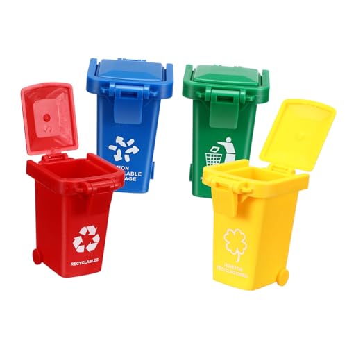 Yardwe 4Stücke Mülleimer Teiliges Müll Sortierspielzeug für Pädagogisches Lernspielzeug zur Abfalltrennung Kreatives Unterrichtswerkzeug für Jungen und Mädchen von Yardwe