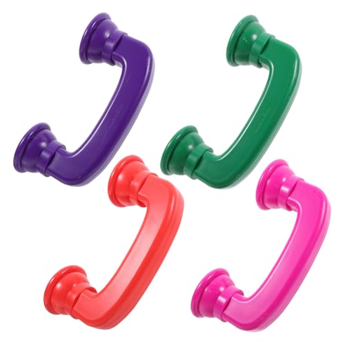 Yardwe 4Stücke Teiliges Flüstertelefon für Kleinkinder Kreatives zur Frühen Sprachförderung Akustisches Feedback Fördert und Vorstellungskraft von Yardwe