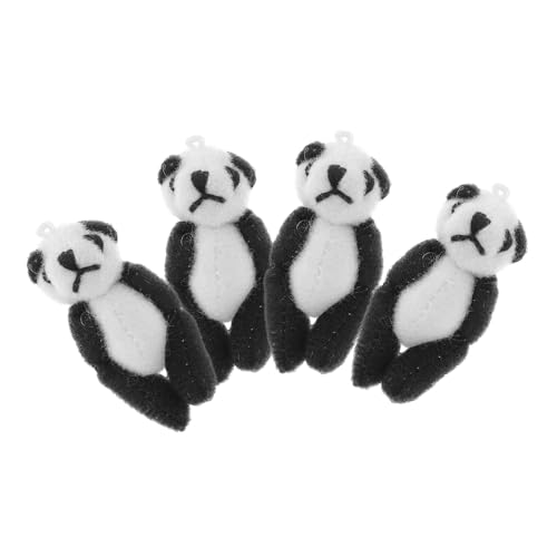 Yardwe 4Stücke Teiliges Panda Plüschspielzeug Süße Puppen Für Oder Anhänger Für Schlüsselbund Und Taschen Langlebig Und Sicher Yardwe 4Stücke Teiliges Panda Plüschspielzeug Süße Puppen Für Oder Anhänger Für Schlüsselbund Und Taschen Langlebig Und Sicher von Yardwe