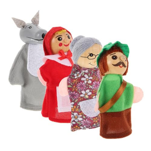 Yardwe 4Stücke Tierhandfingerpuppen Teiliges Holzspielzeug für Geschichten Erzählen Fingerpuppen für Kreative Spiele und Pädagogische Aktivitäten Yardwe 4Stücke Tierhandfingerpuppen Teiliges Holzspielzeug für Geschichten Erzählen Fingerpuppen für Kreative Spiele und Pädagogische Aktivitäten von Yardwe