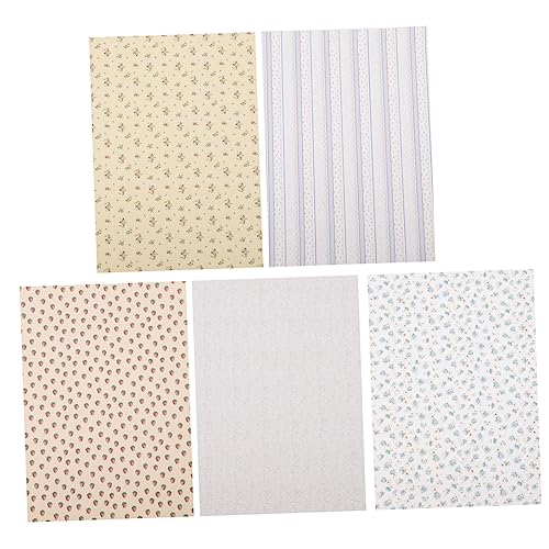 Yardwe 5 Blätter Puppenhausdekoration für kindergeschenke badezimmerdeko Glamorous Papier Puppenhaustapete abziehen und aufkleben Miniatur-Wandaufkleber Puppenhauszubehör Yardwe 5 Blätter Puppenhausdekoration für kindergeschenke badezimmerdeko Glamorous Papier Puppenhaustapete abziehen und aufkleben Miniatur-Wandaufkleber Puppenhauszubehör von Yardwe