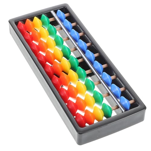 Yardwe 5 Farbabakus Abicus Abakus-Tool Abacus Perlen Chinesischer Taschenrechner zählen Perlen zählen Berechnen von Perlen Abakus für Mathe Plastik Yardwe 5 Farbabakus Abicus Abakus-Tool Abacus Perlen Chinesischer Taschenrechner zählen Perlen zählen Berechnen von Perlen Abakus für Mathe Plastik von Yardwe