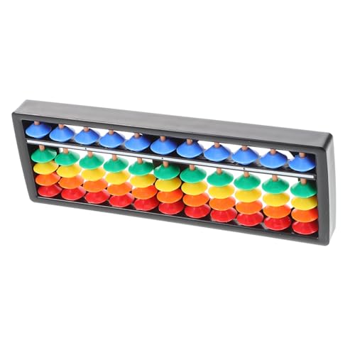 Yardwe 5 Farbabakus Mathematikzähler Abacus Perlen Mathematik-Abakus Berechnen von Perlen Chinesischer Taschenrechner Abakus Abakus-Tool Abakus für Plastik Yardwe 5 Farbabakus Mathematikzähler Abacus Perlen Mathematik-Abakus Berechnen von Perlen Chinesischer Taschenrechner Abakus Abakus-Tool Abakus für Plastik von Yardwe