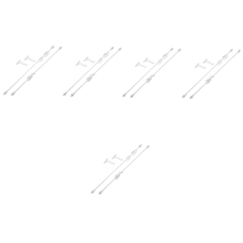 Yardwe 5 Sätze Miniatur Vorhangstangen für Puppenhäuser aus Hochwertigem Legierungsmaterial für Schlafzimmer Wohnzimmer und Küche Individuell Gestaltbar Dekoration für Miniaturen Yardwe 5 Sätze Miniatur Vorhangstangen für Puppenhäuser aus Hochwertigem Legierungsmaterial für Schlafzimmer Wohnzimmer und Küche Individuell Gestaltbar Dekoration für Miniaturen von Yardwe