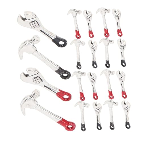 Yardwe 5 Sätze Miniature Dollhouse Maintenance Kit Metall Miniatur Schraubenschlüssel Hammer Set Realistische Reparaturwerkzeuge für Puppenhaus Dekoration Leicht Tragbar Vielseitig für Yardwe 5 Sätze Miniature Dollhouse Maintenance Kit Metall Miniatur Schraubenschlüssel Hammer Set Realistische Reparaturwerkzeuge für Puppenhaus Dekoration Leicht Tragbar Vielseitig für von Yardwe
