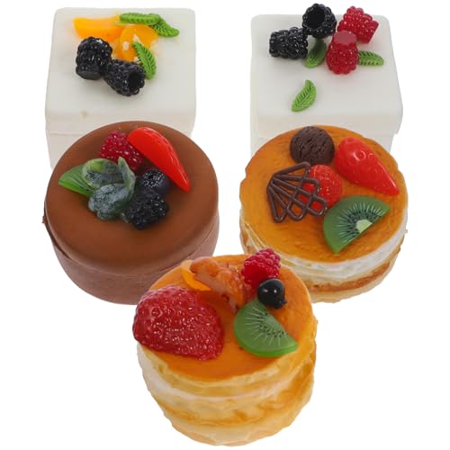 Yardwe 5 Sätze Simulationskuchenspielzeug für Kuchen-Modell Fake-Kuchen-Set schöne Aufbewahrungsbehälter in Kuchenform simulierte kuchenförmige Schachteln Kuchenspeicherbehälter Plastik Yardwe 5 Sätze Simulationskuchenspielzeug für Kuchen-Modell Fake-Kuchen-Set schöne Aufbewahrungsbehälter in Kuchenform simulierte kuchenförmige Schachteln Kuchenspeicherbehälter Plastik von Yardwe