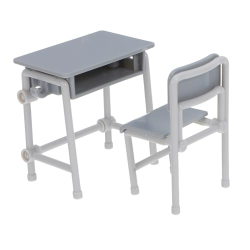 Yardwe 5 Sets Miniatur-schultisch Und Stuhl-Set Puppenhaus-zubehör Realistisches Kleines Möbelmodell Für Puppendisplay Klassenzimmer- Lernspielzeug Yardwe 5 Sets Miniatur-schultisch Und Stuhl-Set Puppenhaus-zubehör Realistisches Kleines Möbelmodell Für Puppendisplay Klassenzimmer- Lernspielzeug von Yardwe