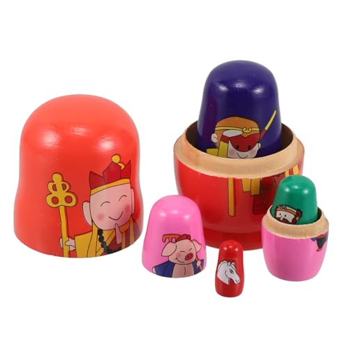 Yardwe 5 Stück 5 Matroschka holzspielzeug Traditionelles Holzpuppen-Set Puppen für Holz Puppen dalls Matryoshka -Puppe Russische Nistpuppen Huhn hölzern Yardwe 5 Stück 5 Matroschka holzspielzeug Traditionelles Holzpuppen-Set Puppen für Holz Puppen dalls Matryoshka -Puppe Russische Nistpuppen Huhn hölzern von Yardwe