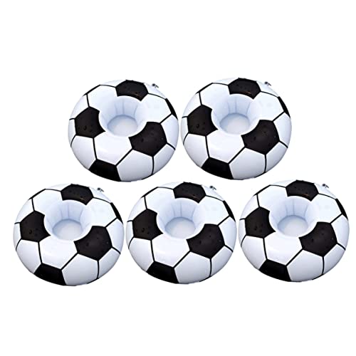 Yardwe Aufblasbarer Getränkehalter Fußball 5 Stück Schwimmender Becherhalter Für Poolpartys Und Strandveranstaltungen Stabil Und PVC Material Für Sommerliche Feiern Und Urlaubs Events Yardwe Aufblasbarer Getränkehalter Fußball 5 Stück Schwimmender Becherhalter Für Poolpartys Und Strandveranstaltungen Stabil Und PVC Material Für Sommerliche Feiern Und Urlaubs Events von Yardwe