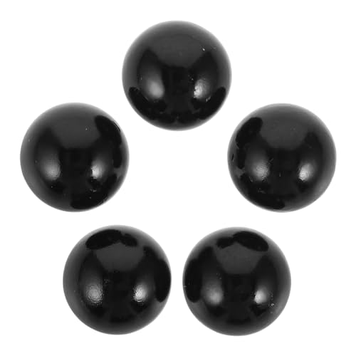 Yardwe 5 Stück Bälle Für Flipperautomaten Flipperautomat Bauen Sie Ihren Eigenen Flipper-bausatz Miniatur-flipperautomaten Virtueller Flipper Black Plastik von Yardwe