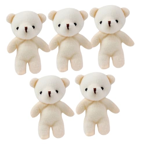 Yardwe 5 Stück Bärenanhänger Mini-Kuschelbär Cartoon-Bär hängende Mini-Bärenfiguren Valentinstag Partygeschenke Valentinstag Plüschspielzeug kleines Bärenspielzeug Bär Figur Stoff Beige Yardwe 5 Stück Bärenanhänger Mini-Kuschelbär Cartoon-Bär hängende Mini-Bärenfiguren Valentinstag Partygeschenke Valentinstag Plüschspielzeug kleines Bärenspielzeug Bär Figur Stoff Beige von Yardwe