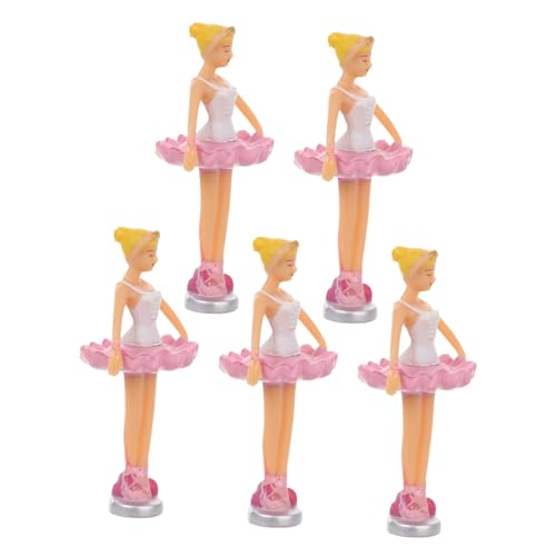 Yardwe 5 Stück Ballettpuppe Tanzende Mädchenpuppe Puppendekorationen Puppenprinzessin Puppenornament Balletttänzerin Puppe Tänzerpuppe Prinzessin Puppe Figur Plastik von Yardwe
