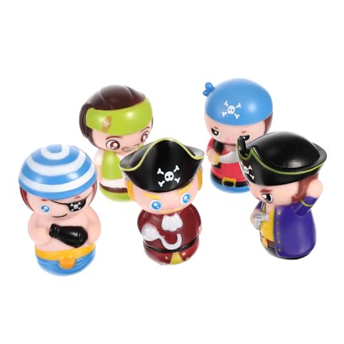 Yardwe 5 Stück Cartoon Fingerpuppen Partygeschenke Fingerpuppen Für Großpackung Mini Pirat Geschichtenerzählspielzeug Piraten Handpuppe Kleinkinder Kinderspielzeug von Yardwe