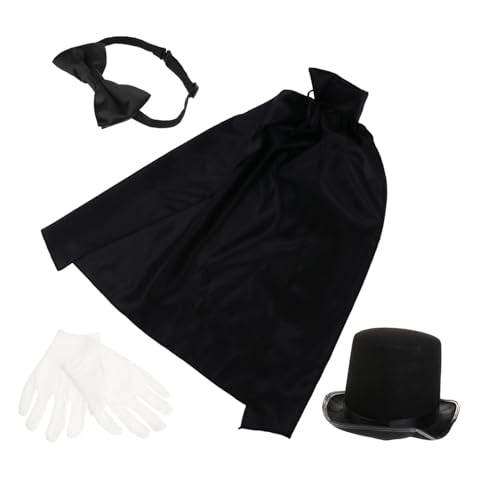 Yardwe 5 Stück Cloak Set Party-Performance-Kit Zauberer Kostüm Performance-Kostüm für Yardwe 5 Stück Cloak Set Party-Performance-Kit Zauberer Kostüm Performance-Kostüm für von Yardwe