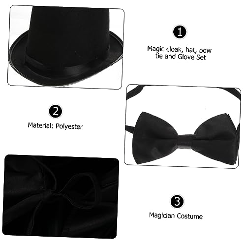 Yardwe 5 Stück Cloak Set Zauberer Kostüm Performance-kostüm Für Party-Performance-kit von Yardwe