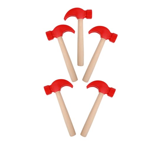Yardwe 5 Stück Hammerspielzeug aus Holz Musikspielzeughammer Hammerspielzeug für Bauspielzeug für Konstruktionsspielzeug für Mini-Hammer Plastik rot Yardwe 5 Stück Hammerspielzeug aus Holz Musikspielzeughammer Hammerspielzeug für Bauspielzeug für Konstruktionsspielzeug für Mini-Hammer Plastik rot von Yardwe