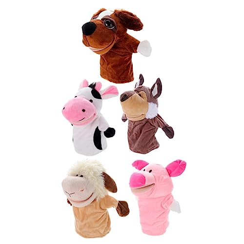 Yardwe 5 Stück Handpuppen für Teiliges Tier Handpuppen für Fantasievolles Rollenspiel Interaktive Eltern Junge Mädchen Aktivitäten für Zuhause Schule und Kindergarten Yardwe 5 Stück Handpuppen für Teiliges Tier Handpuppen für Fantasievolles Rollenspiel Interaktive Eltern Junge Mädchen Aktivitäten für Zuhause Schule und Kindergarten von Yardwe
