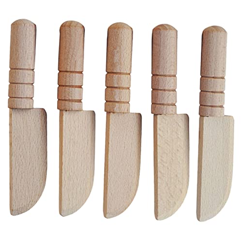 Yardwe 5 Stück Holzfruchtmesserspielzeug Holzschneider- -Kit Puppenhausteile Cutter- -Kit DIY Cutter Küche liefert puppenhaus Yardwe 5 Stück Holzfruchtmesserspielzeug Holzschneider- -Kit Puppenhausteile Cutter- -Kit DIY Cutter Küche liefert puppenhaus von Yardwe