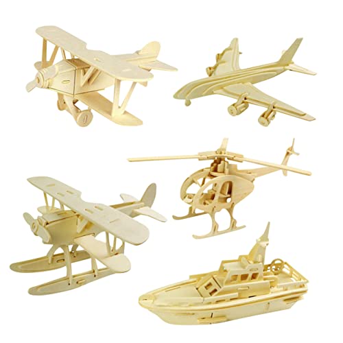 Yardwe 5 Stück Holzpuzzles Für Puzzles Aus Holz 3D-Puzzles Für Bambus von Yardwe