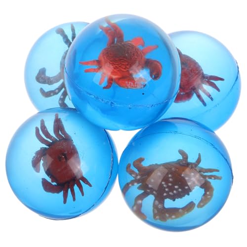 Yardwe 5 Stück Hüpfball Für Super Hüpfbälle Goldfischteich Karnevalsgeschenk Verkaufsautomaten Erweiterbares Fischspielzeug Für Hüpfbälle Partygeschenke Für von Yardwe