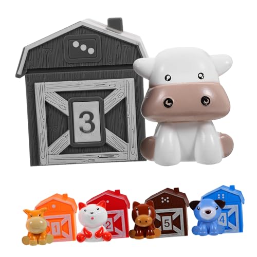 Yardwe 5 Stück Klassifizierungszählspielzeug Fingerspielzeug Fingerpuppen Eltern Kind Spielspielzeug Handfingerpuppe Kinderhandpuppen Fingertierspielzeug Flexible Puppen Aus Kunststoff von Yardwe