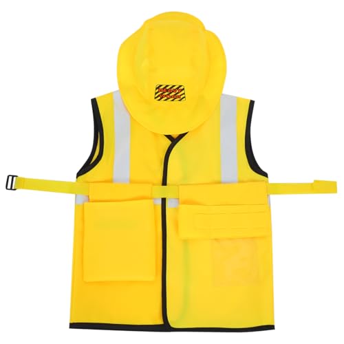 Yardwe 5 Stück Kleine Schreinerkleidung Kostüm Party-schutzhelme Mädchen Cosplay Party -outfit Gelb Yardwe 5 Stück Kleine Schreinerkleidung Kostüm Party-schutzhelme Mädchen Cosplay Party -outfit Gelb von Yardwe