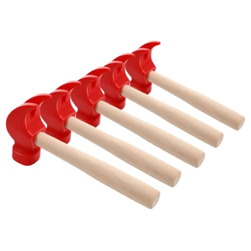 Yardwe 5 Stück Kleines Holzhammerspielzeug Werkzeug Hammerspielzeug für Kleinkinder Simulationshämmer Vakuumspielzeug für Hammerspielzeug für hölzern rot Yardwe 5 Stück Kleines Holzhammerspielzeug Werkzeug Hammerspielzeug für Kleinkinder Simulationshämmer Vakuumspielzeug für Hammerspielzeug für hölzern rot von Yardwe