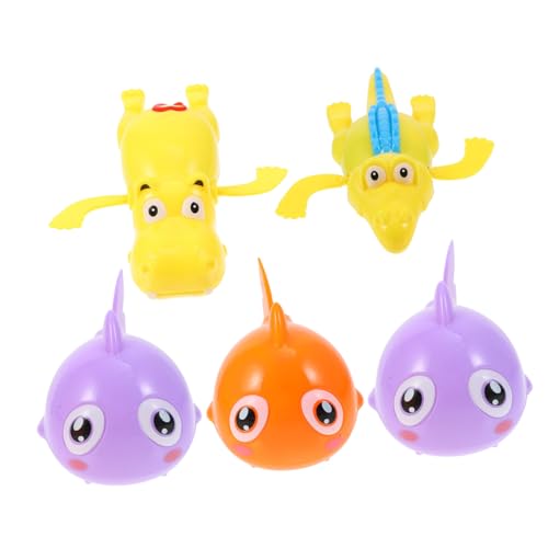 Yardwe 5 Stück Kreatives Badespielzeug Teiliges Wasserspielzeug mit Aufziehmechanismus für Badewanne und Fördert Fingerfertigkeit und Sorgt für Spaß Beim Zufällige Farbe Yardwe 5 Stück Kreatives Badespielzeug Teiliges Wasserspielzeug mit Aufziehmechanismus für Badewanne und Fördert Fingerfertigkeit und Sorgt für Spaß Beim Zufällige Farbe von Yardwe