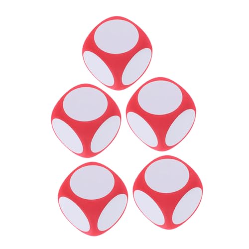 Yardwe 5 Stück Leere Schaumstoffwürfel Leere Würfel gerundet nummeriert Klassenzimmer große Schaumstoffwürfel Farbe Die große Spielwürfel Würfel für Spiel Partywürfel rot Yardwe 5 Stück Leere Schaumstoffwürfel Leere Würfel gerundet nummeriert Klassenzimmer große Schaumstoffwürfel Farbe Die große Spielwürfel Würfel für Spiel Partywürfel rot von Yardwe