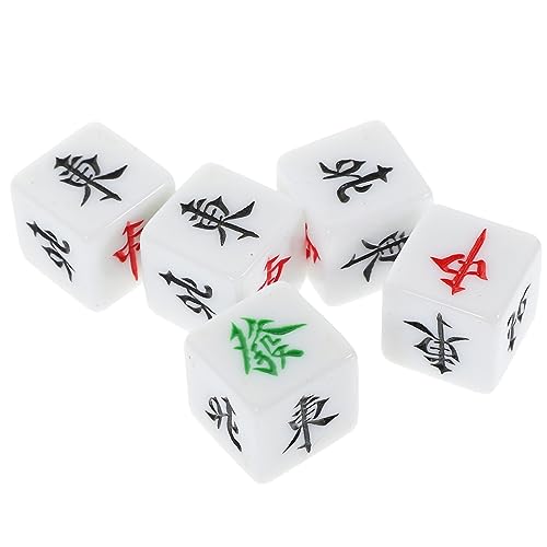 Yardwe 5 Stück Mahjong Würfel Mahjong -Spiel Kleine Würfel Klare Würfel Partyspielwürfel Spielzubehör Bunte Würfel Unterhaltungswürfel Standard-spielwürfel Mahjongg-zubehör Acryl Yardwe 5 Stück Mahjong Würfel Mahjong -Spiel Kleine Würfel Klare Würfel Partyspielwürfel Spielzubehör Bunte Würfel Unterhaltungswürfel Standard-spielwürfel Mahjongg-zubehör Acryl von Yardwe