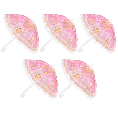 Yardwe 5 Stück Mini Parasol Regenschirme Mini-Regenschirm hühner gieskanne kinderspielzeug Miniatur- -Requisiten Miniatur-Regenschirm- - Yardwe 5 Stück Mini Parasol Regenschirme Mini-Regenschirm hühner gieskanne kinderspielzeug Miniatur- -Requisiten Miniatur-Regenschirm- - von Yardwe