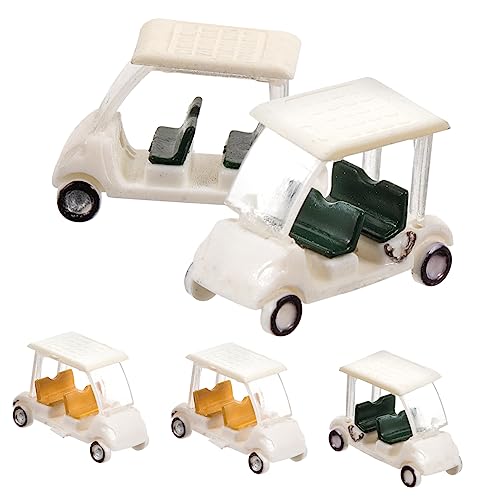 Yardwe 5 Stück Minigolfwagen Miniatur Mini- -golfwagen Kind Für Den Strand Modelle Figuren Tragbar Kleiner Golfwagen Winzig Golfwagen-Figur Minigolf Harz von Yardwe