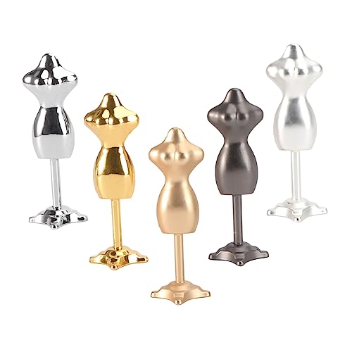 Yardwe 5 Stück Puppenkleiderbügel aus Metall für kinderspielzeug metallkleiderbügel klein Miniaturschubladen für Mini- -Kleiderbügel aus Metall Mini-Hausmodell Yardwe 5 Stück Puppenkleiderbügel aus Metall für kinderspielzeug metallkleiderbügel klein Miniaturschubladen für Mini- -Kleiderbügel aus Metall Mini-Hausmodell von Yardwe